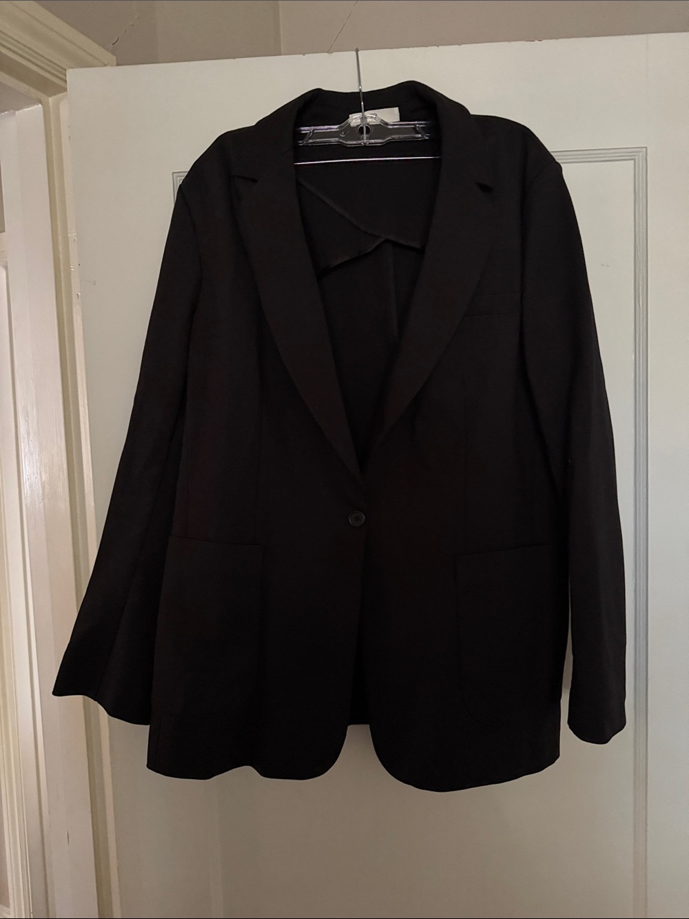 Banana Republic Black Single-Button Blazer